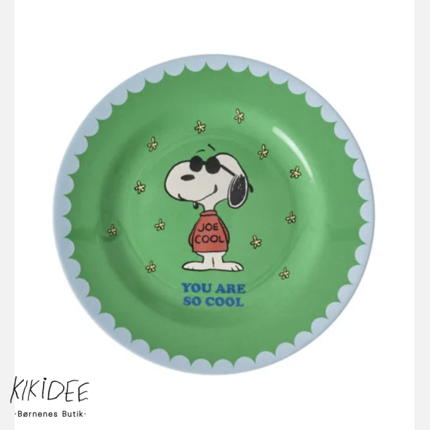 Rice Melamin Sidetallerken - Snoopy green 