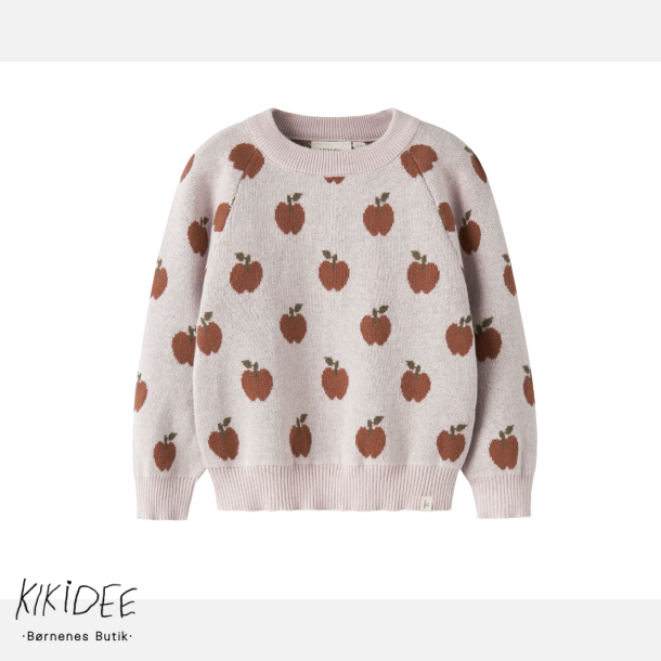 Lil' Atelier Lang�rmet strik - Hushed violet