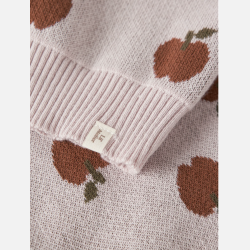 Lil' Atelier Lang�rmet strik - Hushed violet