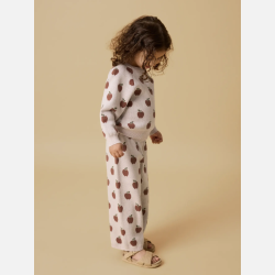 Lil' Atelier Lang�rmet strik - Hushed violet
