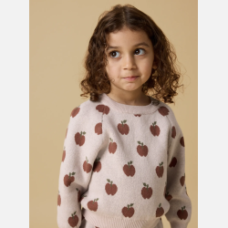 Lil' Atelier Lang�rmet strik - Hushed violet