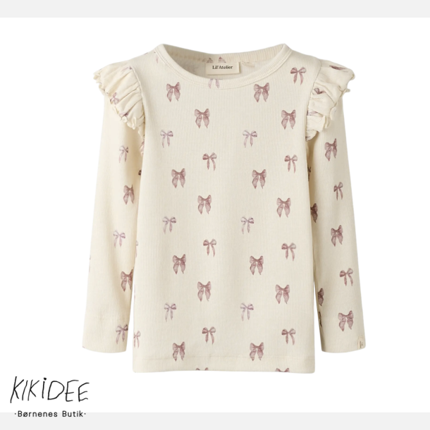 Lil' Atelier Gavo Bluse - Turtledove BOW