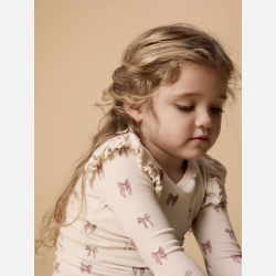 Lil' Atelier Gavo Bluse - Turtledove BOW