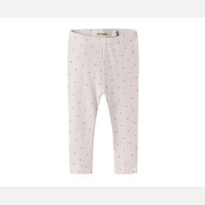 Lil' Atelier Gago Leggings - Hushed Violet / Hearts