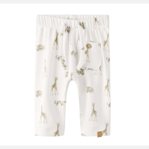 Lil' Atelier Elo Loose Bukser - Milk/Animals 