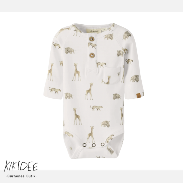 Lil' Atelier Elm Body - Milk/Animals 
