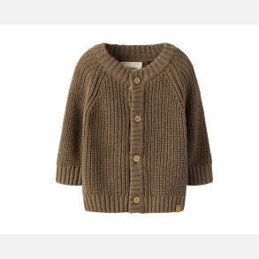Lil' Atelier Strik Cardigan - Shitake