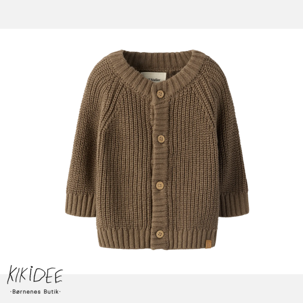 Lil' Atelier Strik Cardigan - Shitake