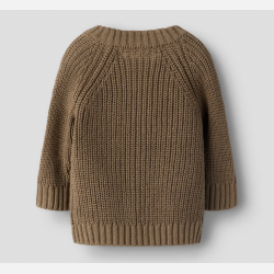 Lil' Atelier Strik Cardigan - Shitake