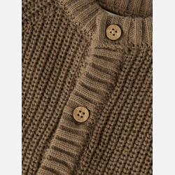 Lil' Atelier Strik Cardigan - Shitake