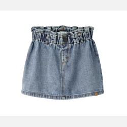 Lil' Atelier Mini Denim Nederdel 