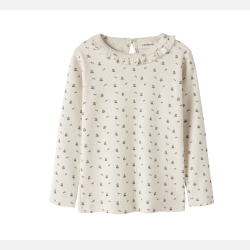 Lil' Atelier Mini Bluse - Blue flower