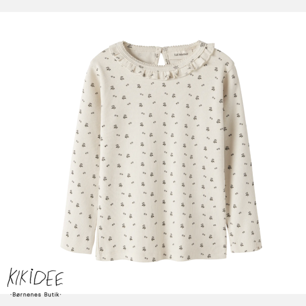 Lil' Atelier Mini Bluse - Blue flower