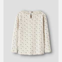 Lil' Atelier Mini Bluse - Blue flower