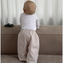 GAVN Mini Bukser - Beige Ternet 