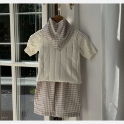 GAVN Mini Bukser - Beige Ternet 