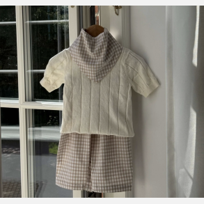 GAVN Mini Bukser - Beige Ternet 