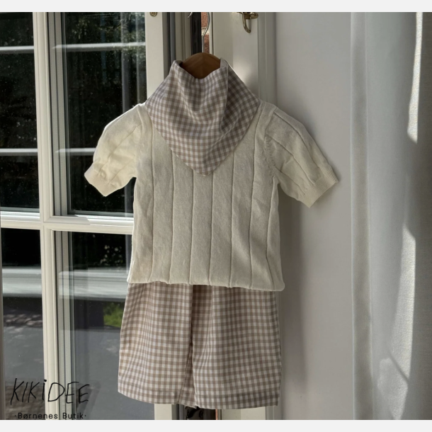 GAVN Mini Bukser - Beige Ternet 