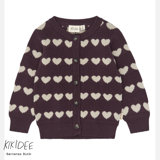 Petit Piao Ella Cardigan - Huckleberry Heart  Cardigan
