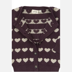 Petit Piao Ella Cardigan - Huckleberry Heart  Cardigan