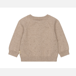Petit Piao Edris Pointelle Knit Cardigan