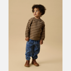 Lil' Atelier Mini Moby Bluse -  Teak Turtledove 