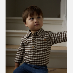 Lil' Atelier Noki Bodyskjorte- Teak
