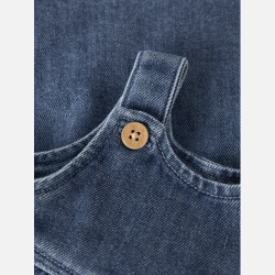 Lil' Atelier Bello Spencerkjole - Dark Denim Blue 