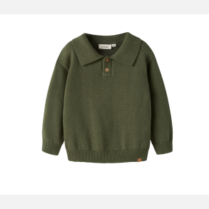 Lil' Atelier Mini Molo Strik Polo - Cypress