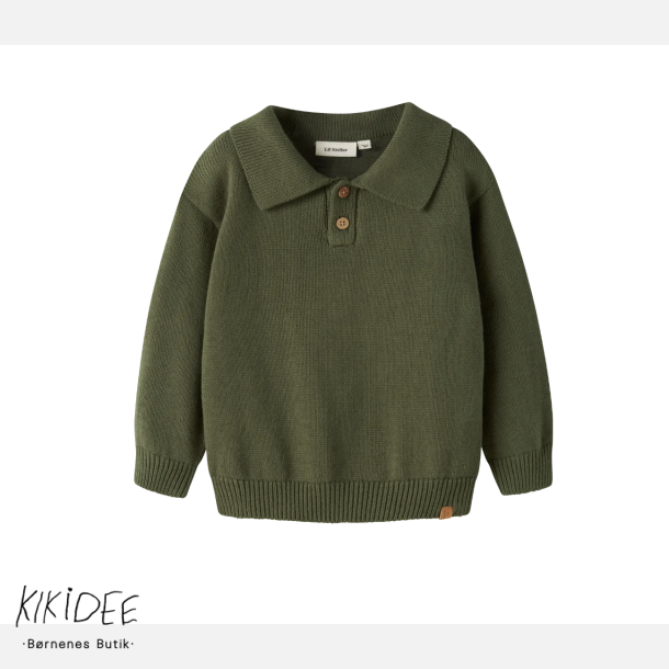 Lil' Atelier Mini Molo Strik Polo - Cypress