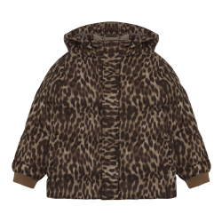 En Fant Vinterjakke - Pine Black m. Leopard