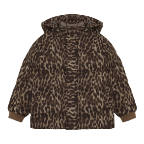 En Fant Vinterjakke - Pine Black m. Leopard