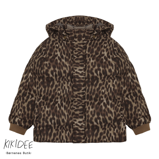 En Fant Vinterjakke - Pine Black m. Leopard