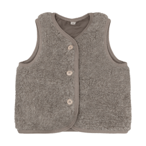 Huttelihut Uld Vest - Camel melange 