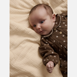 Lil' Atelier Hulla Bodykjole - Teak m. Blomster 