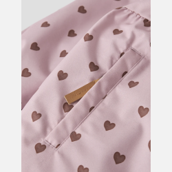 Lil Atelier Mini Vinterjakke - Zephyr Hearts
