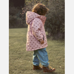 Lil Atelier Mini Vinterjakke - Zephyr Hearts