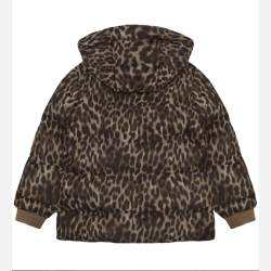 En Fant Vinterjakke - Pine Black m. Leopard