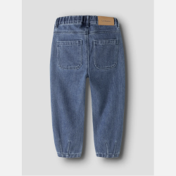 Lil' Atelier Mini Bello Baggy Jeans - Dark Blue Denim