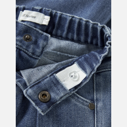 Lil' Atelier Mini Bello Baggy Jeans - Dark Blue Denim