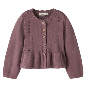Lil' Atelier Mini Cardigan - Rose Taupe