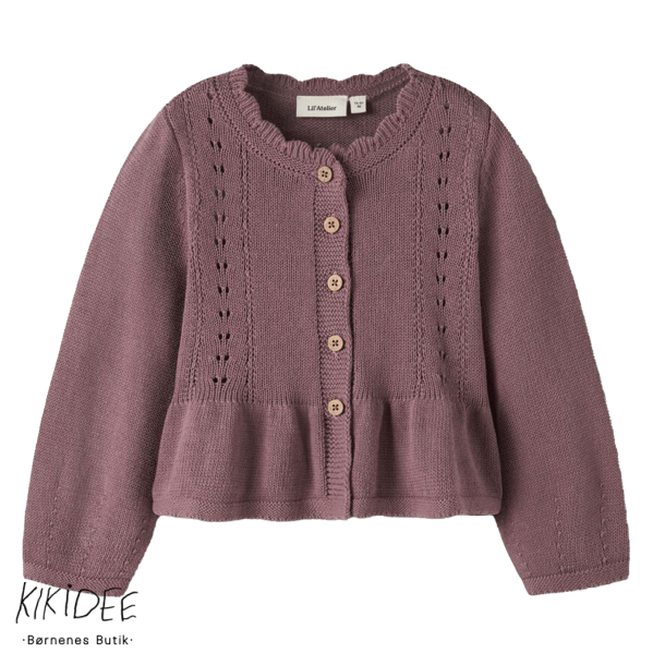 Lil' Atelier Mini Cardigan - Rose Taupe