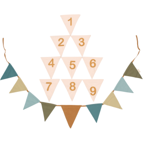 Fabelab Girland Blue Mix - F�dselsdag