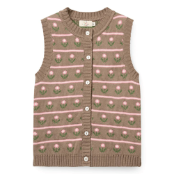 Copenhagen Colors Knitted Flower Vest 