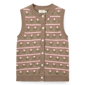 Copenhagen Colors Knitted Flower Vest 