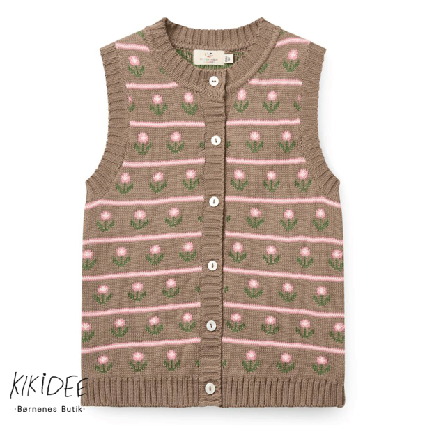 Copenhagen Colors Knitted Flower Vest 