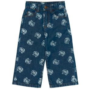 The New Yale Baggy Fit Jeans - Medium Blue Denim
