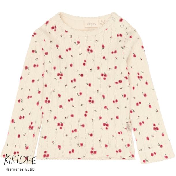 Petit Piao Gracie Pointelle Bluse - Rosehip