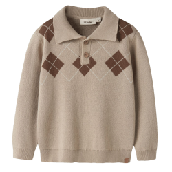 Lil' Atelier Polo - White Pepper