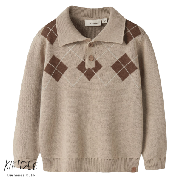Lil' Atelier Polo - White Pepper